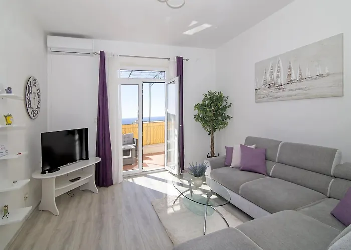 Isabora - Two-bedroom With Terrace And Partial Sea View Nea 杜布罗夫尼克